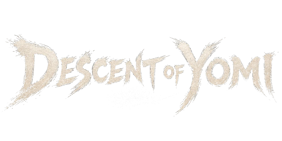 Descent of Yomi ロゴ 白抜き版